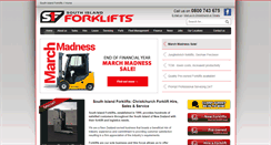 Desktop Screenshot of forkliftschristchurch.co.nz